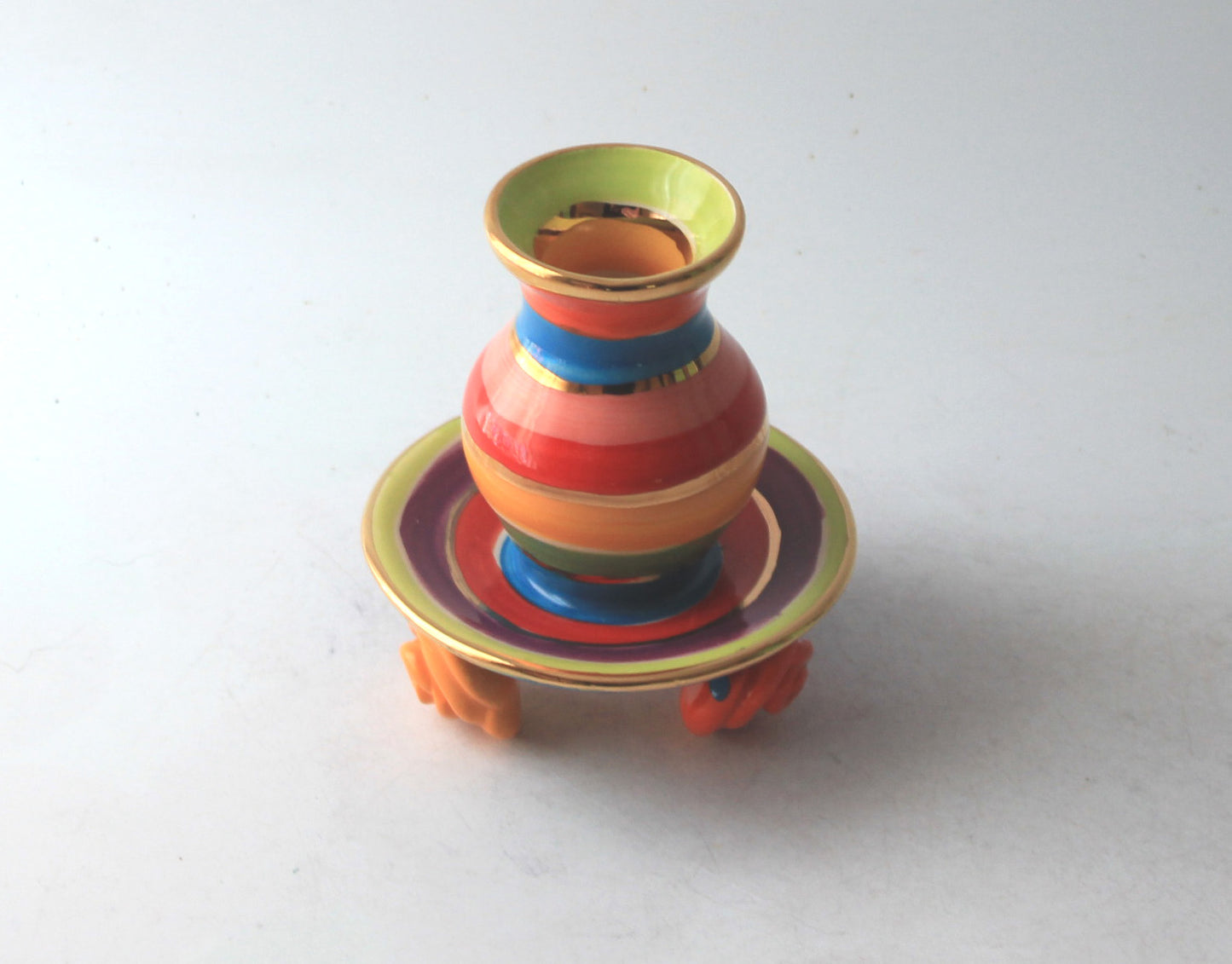 Rose Footed Candlestick