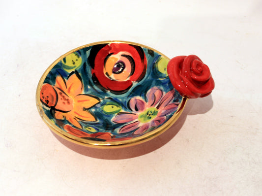 Rose Saucer in Wild