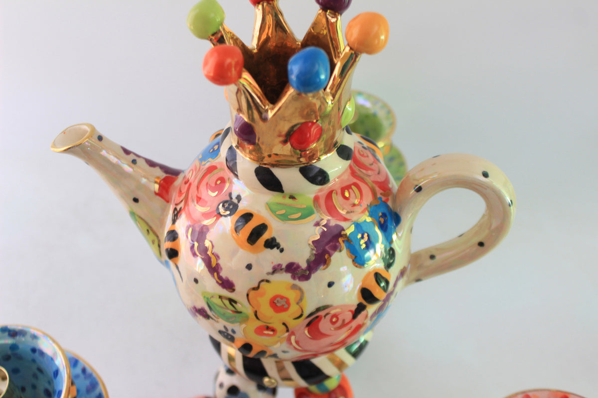 Small Three Armed Teaset Chandelier