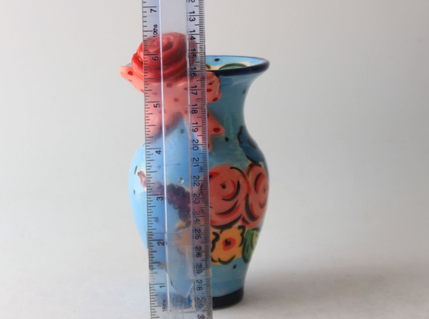 Tiny Vase Blue Summer Floral