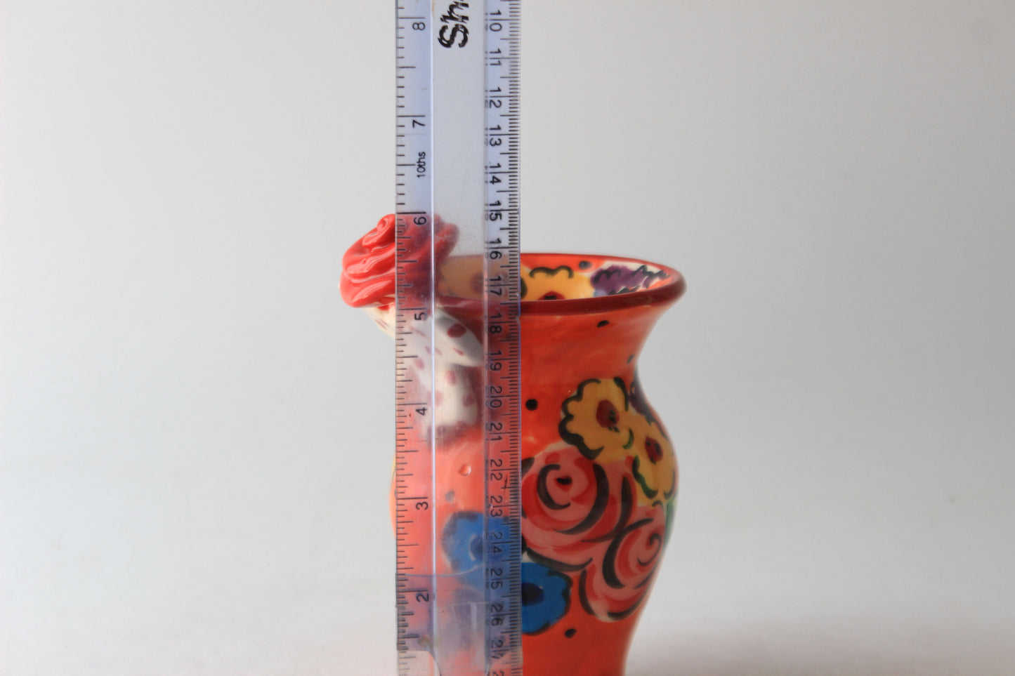 Tiny Vase Orange Summer Floral