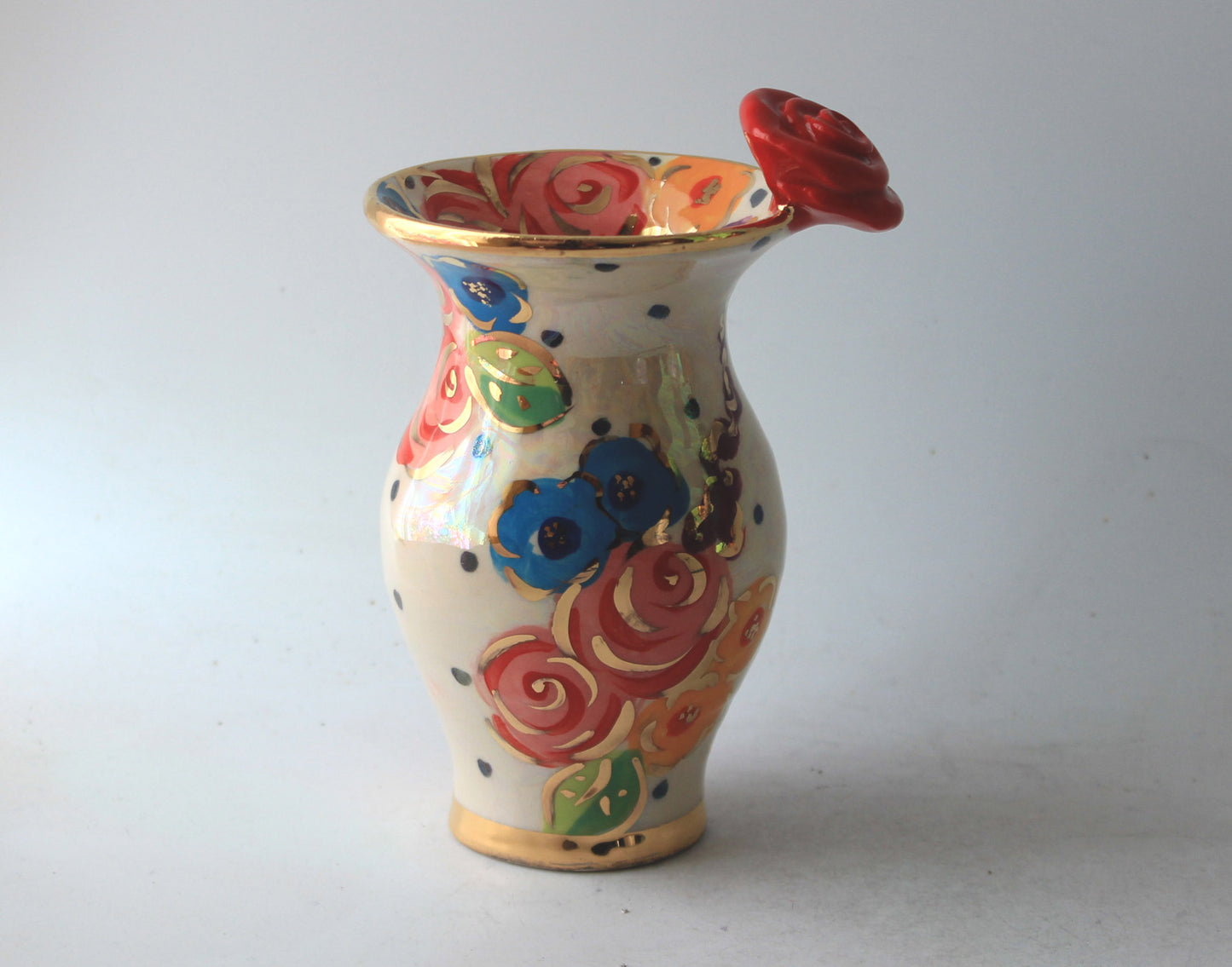 Tiny Vase Vintage Floral
