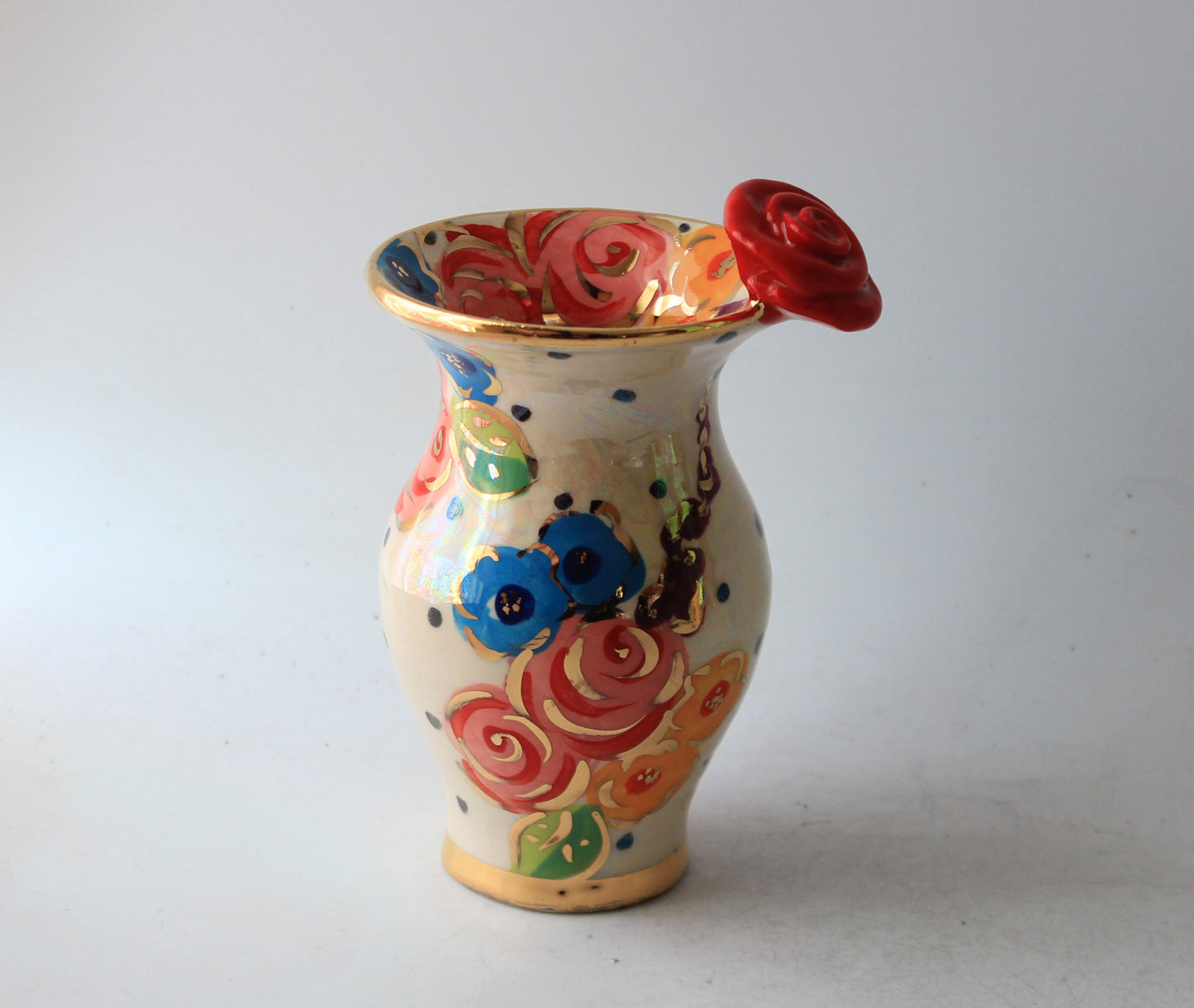 Tiny Vase Vintage Floral