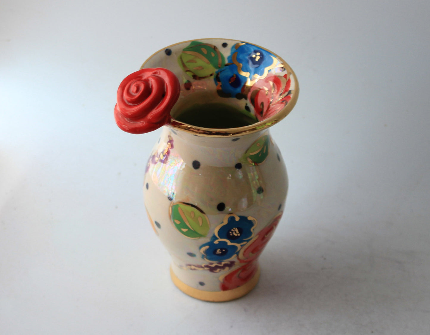 Tiny Vase Vintage Floral