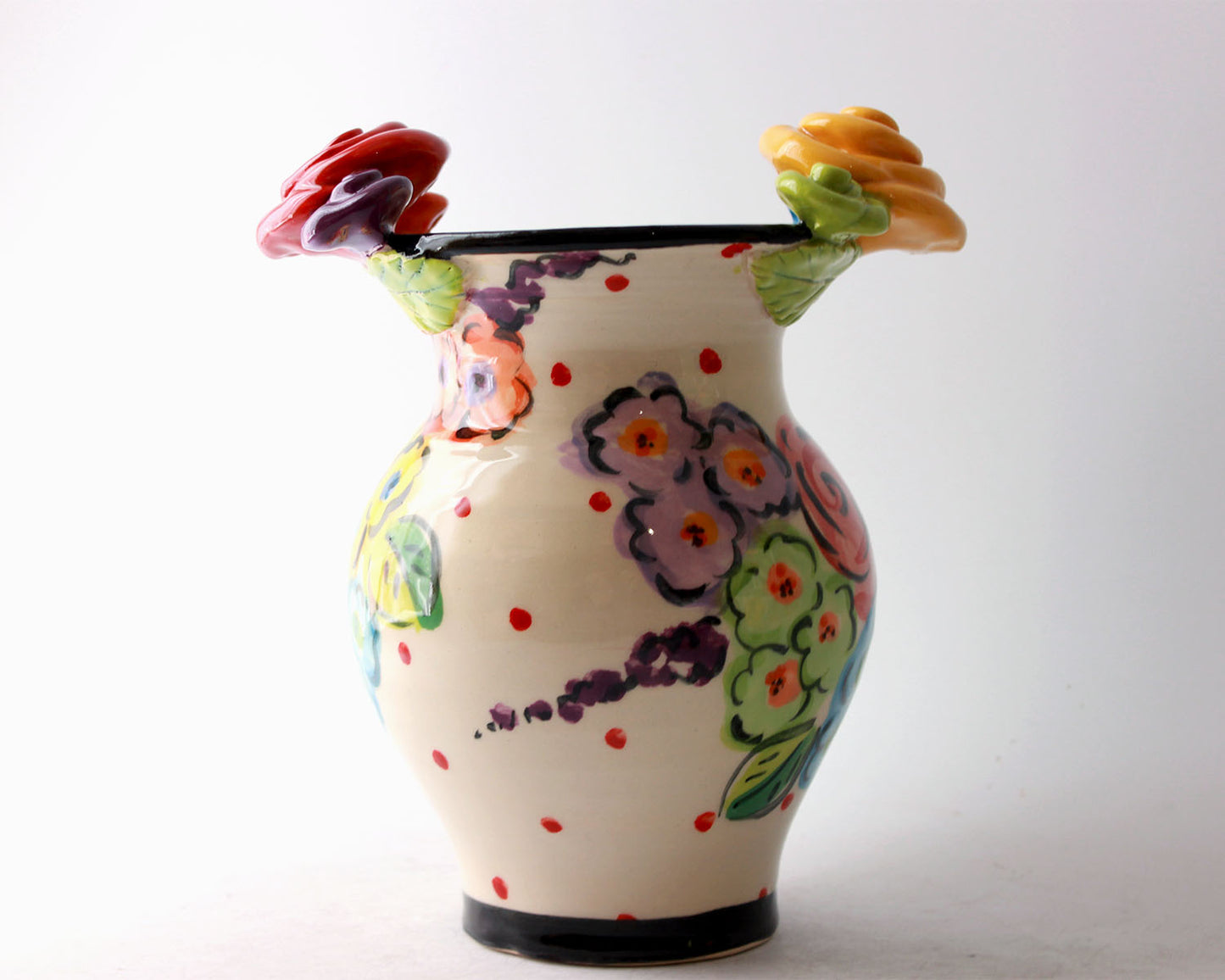 Small Vase Vintage Floral