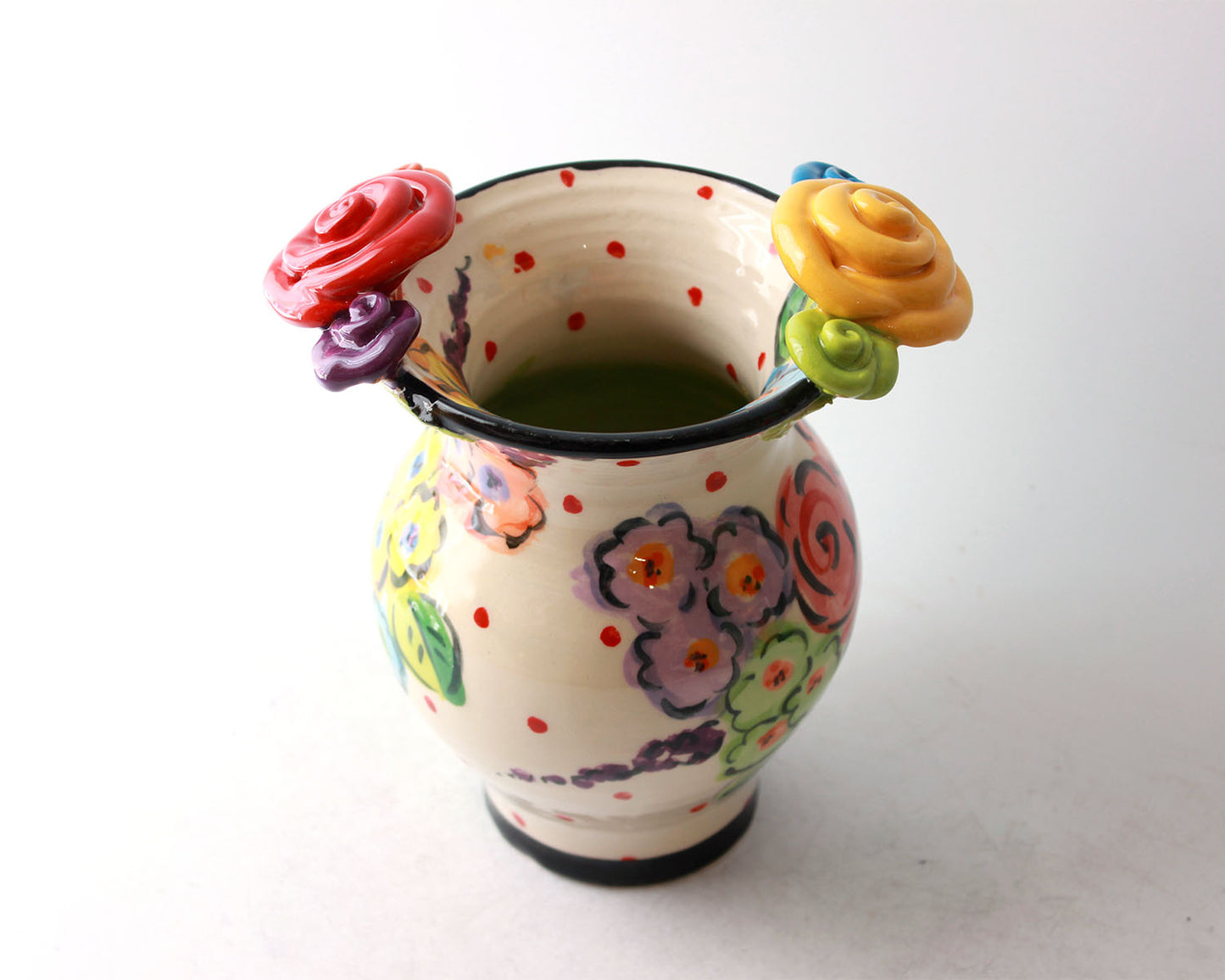 Small Vase Vintage Floral
