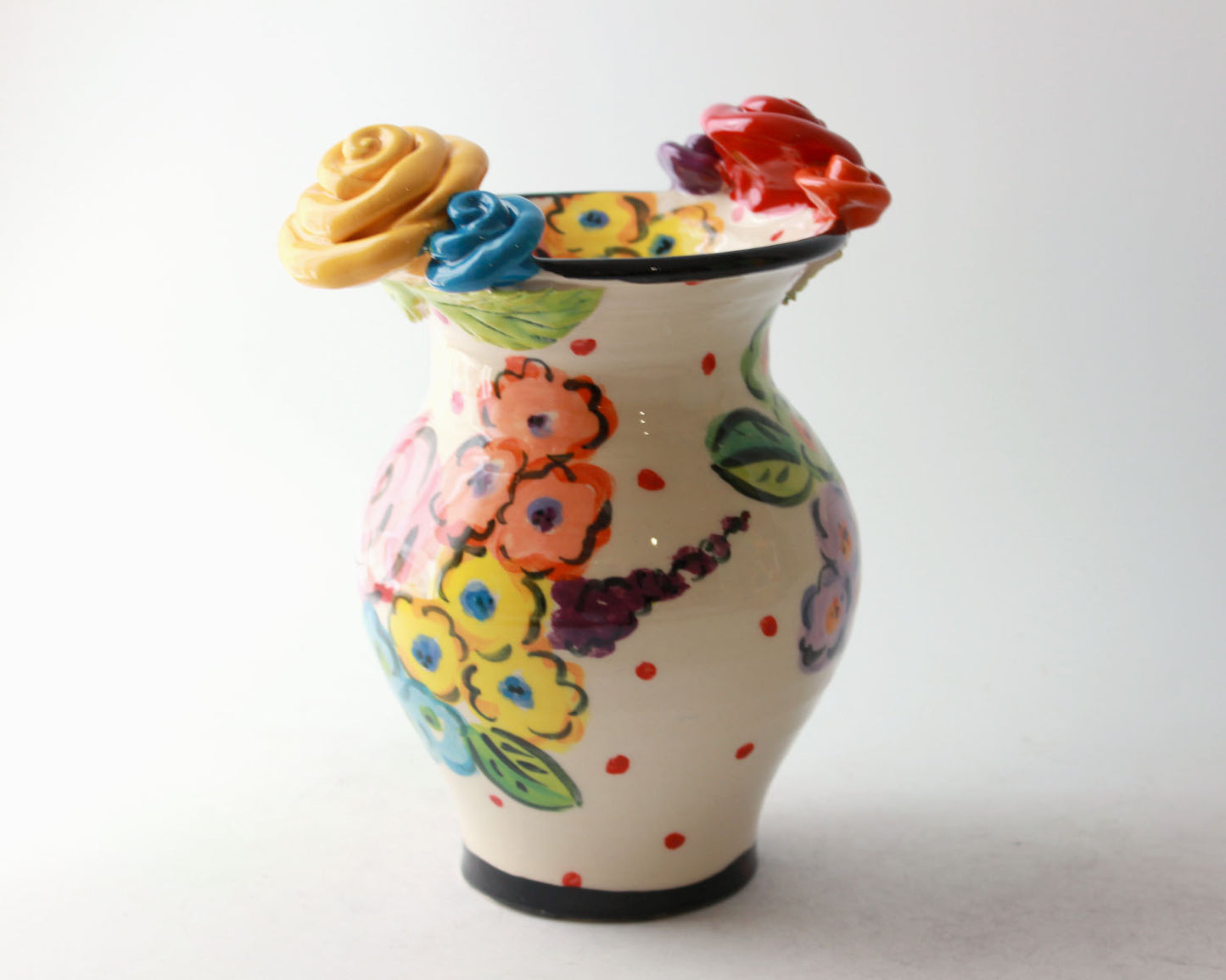 Small Vase Vintage Floral