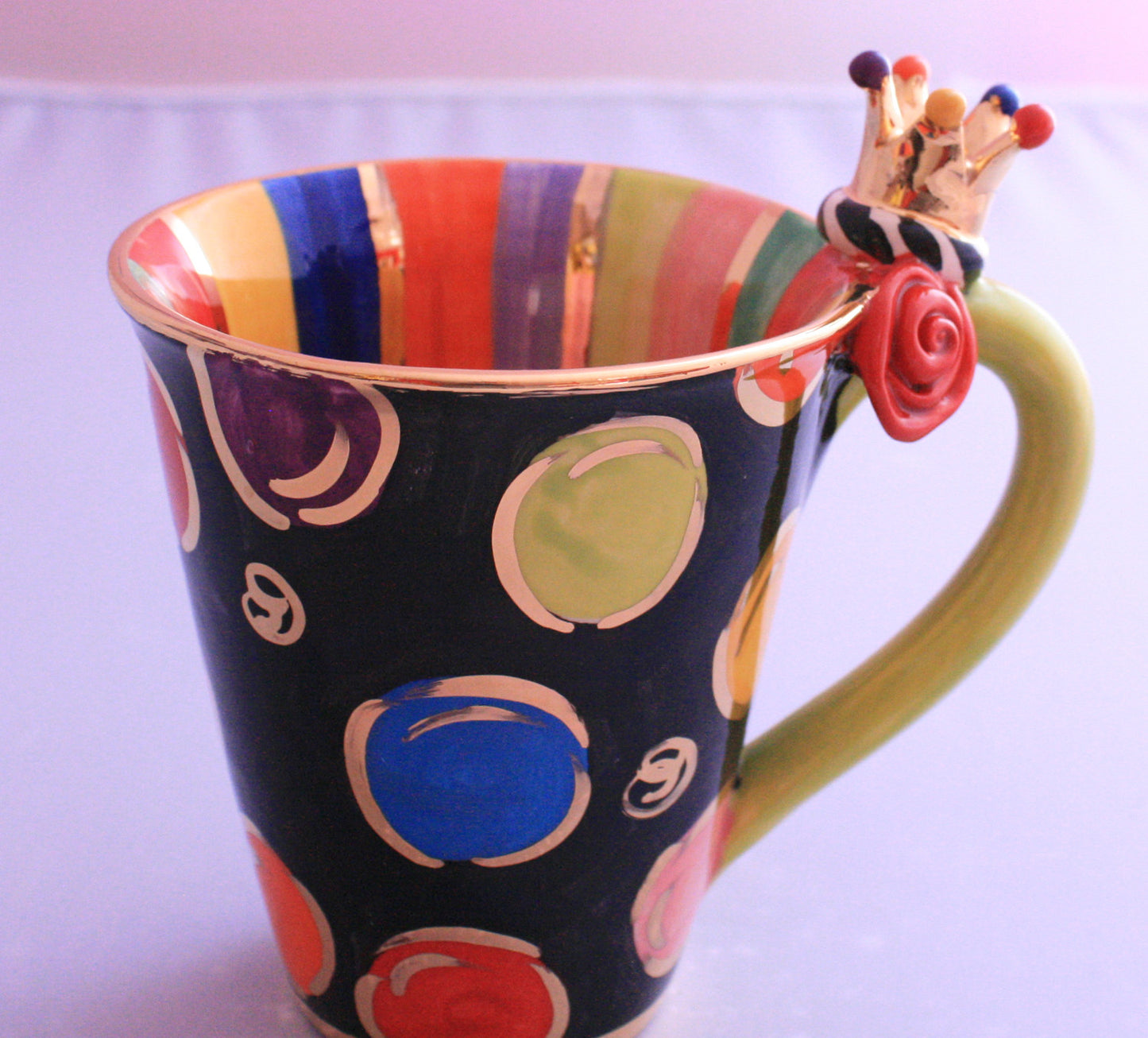 Crown Mug Smartie and Stripes - MaryRoseYoung