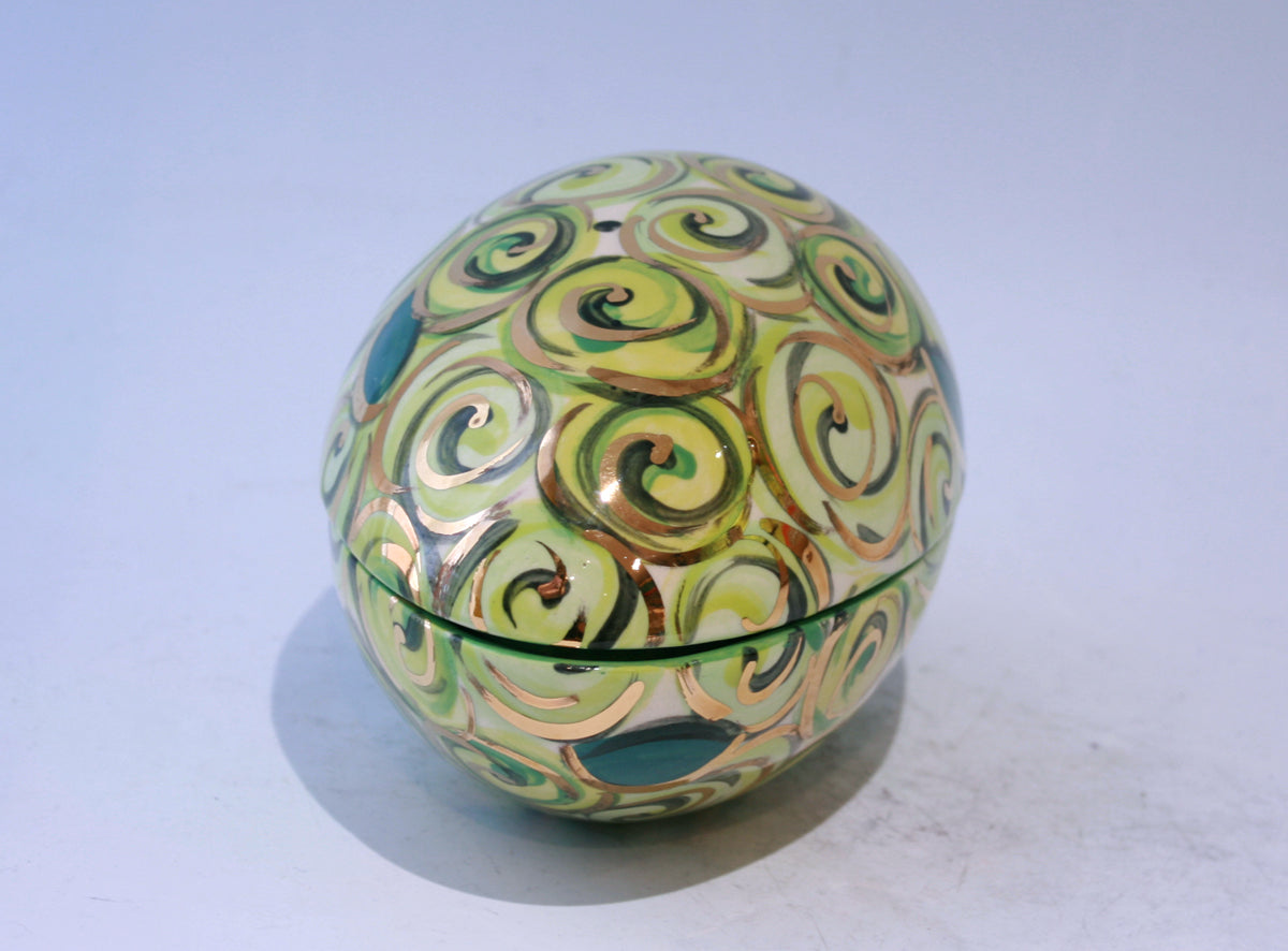Easter Egg in Green Rosebush - MaryRoseYoung