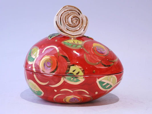 Easter Egg in Red New Rose - MaryRoseYoung