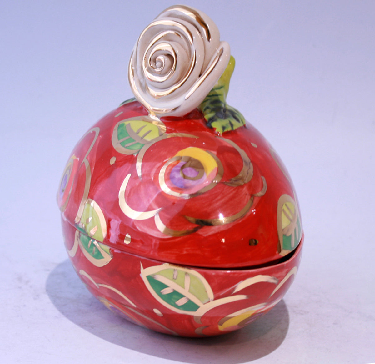 Easter Egg in Red New Rose - MaryRoseYoung