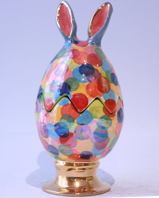 Easter Egg with Ears in Buble - MaryRoseYoung
