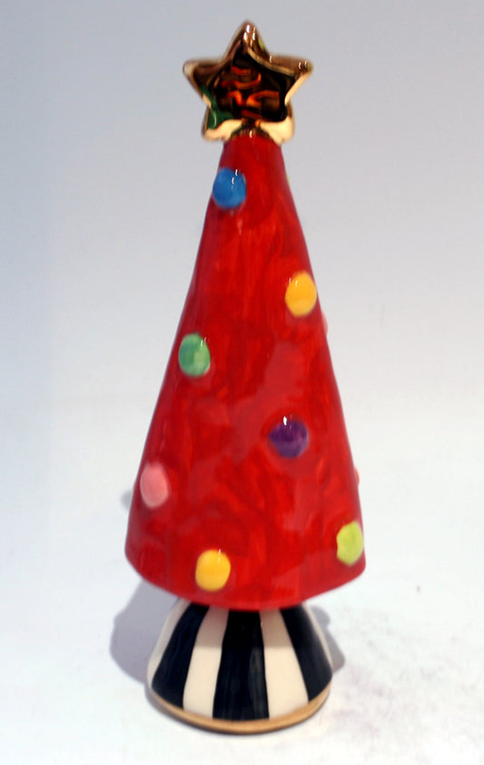 Small Christmas Tree in Red - MaryRoseYoung