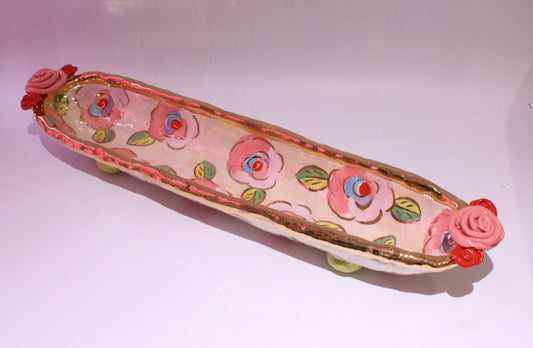 Baguette Tray Pale Rose Pink - MaryRoseYoung
