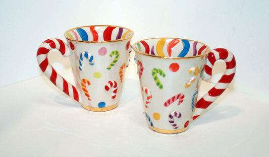 Candy Cane Mug - MaryRoseYoung