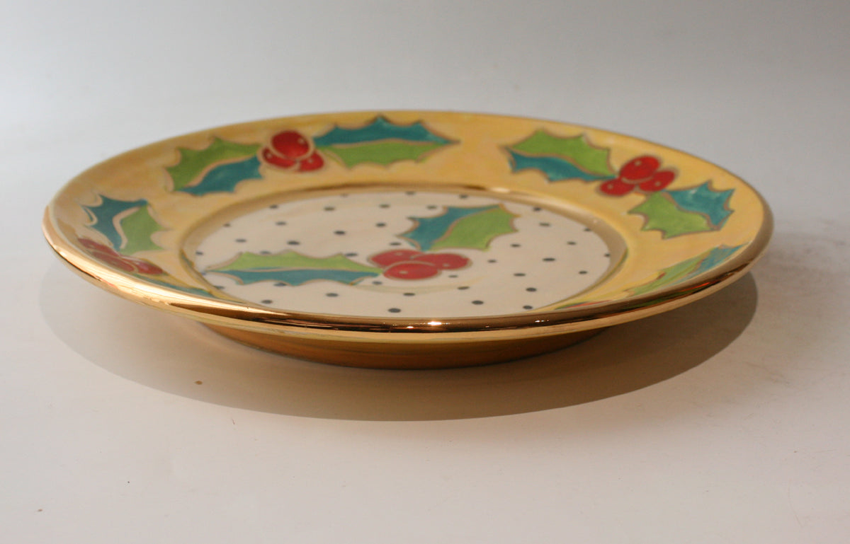 Dinner Plate in Holly Yellow