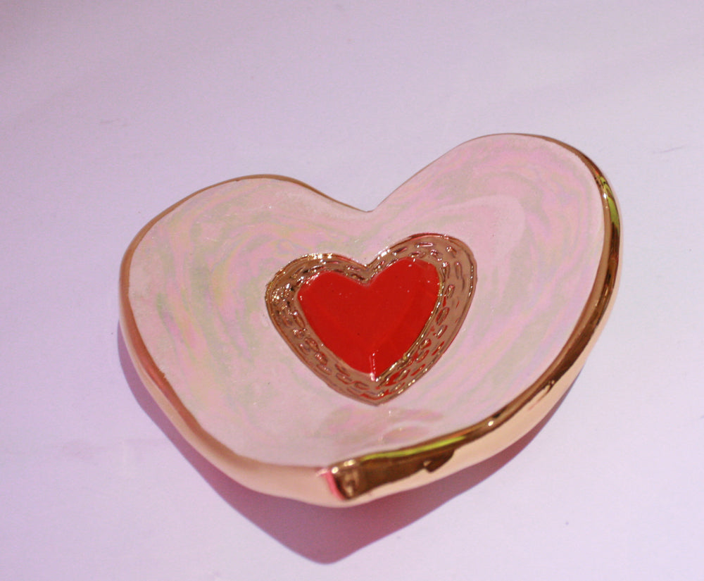 Heart Jewelled Soap Dish - MaryRoseYoung