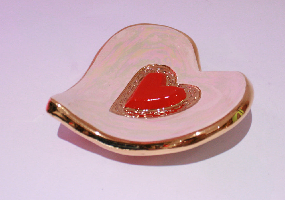 Heart Jewelled Soap Dish - MaryRoseYoung