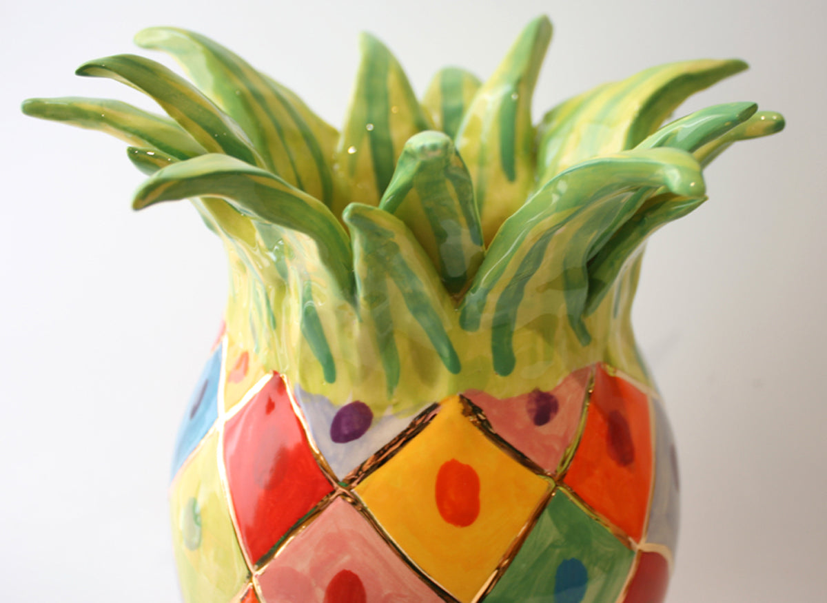 Large Pineapple Vase - MaryRoseYoung