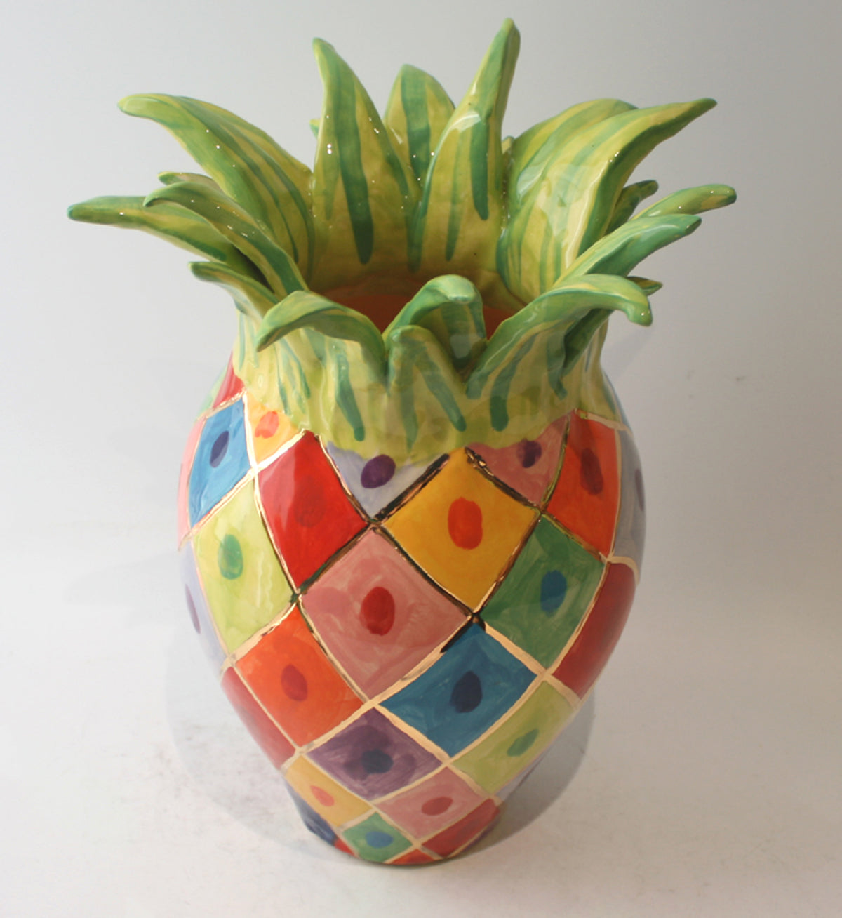 Large Pineapple Vase - MaryRoseYoung