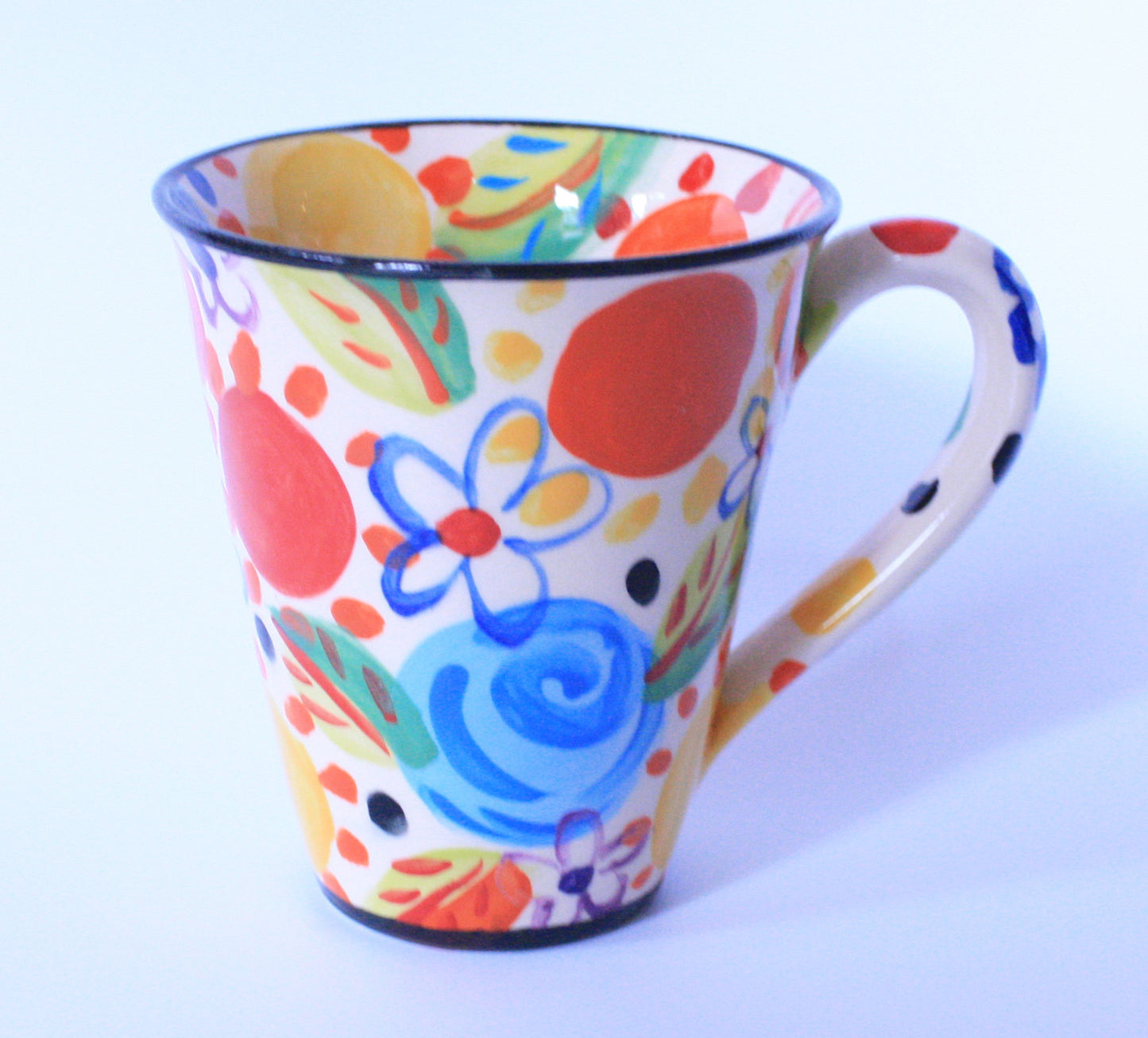 Large Mug "Matisse Dots" - MaryRoseYoung
