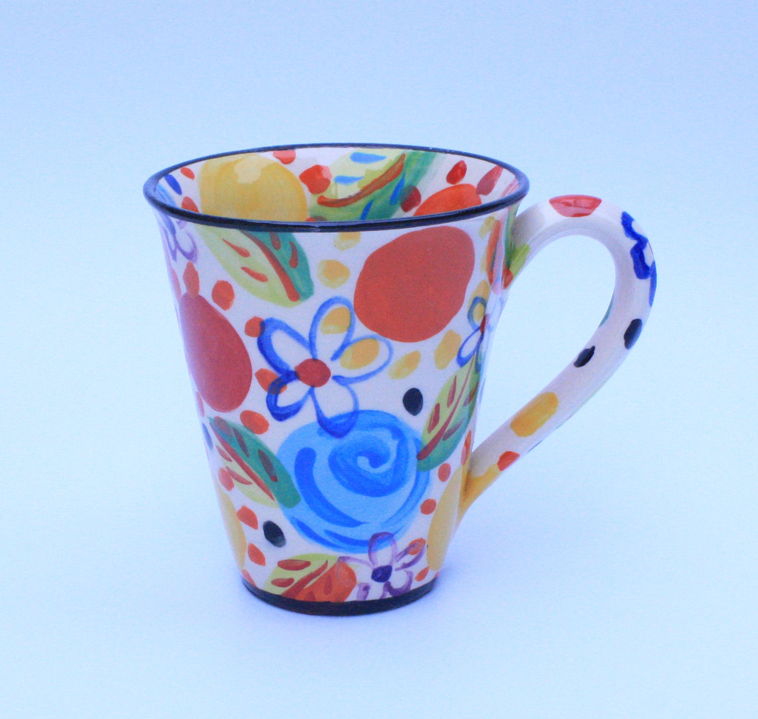 Large Mug "Matisse Dots" - MaryRoseYoung