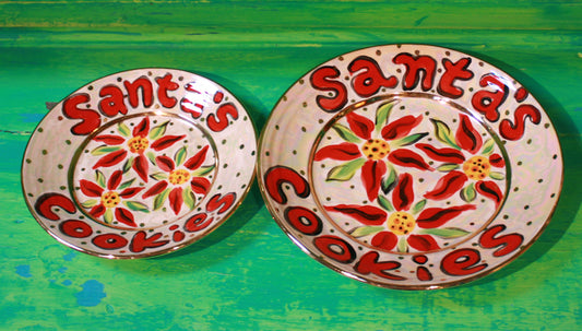 Santas Cookies Side Plate - MaryRoseYoung