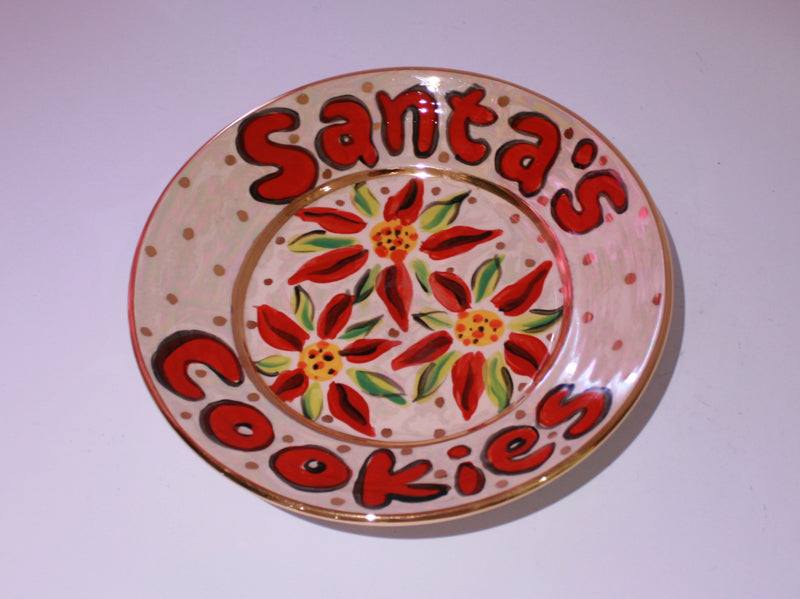 Santas Cookies Dinner Plate - MaryRoseYoung