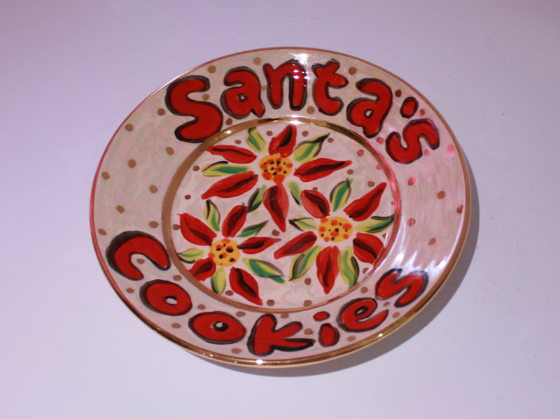 Santas Cookies Side Plate - MaryRoseYoung