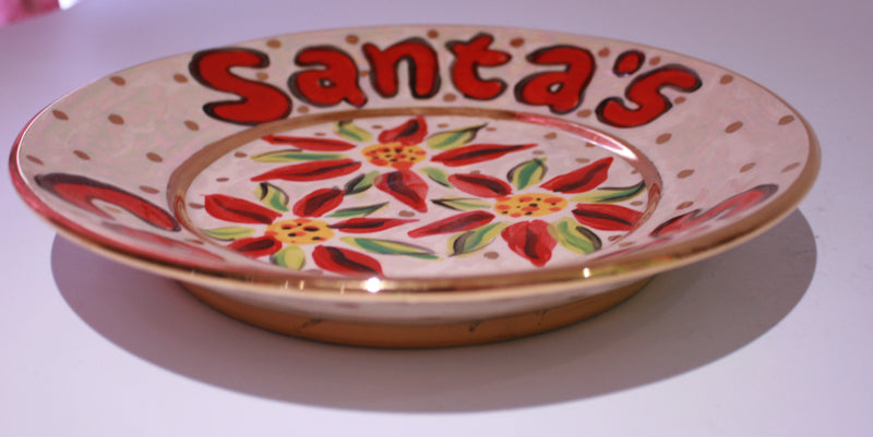 Santas Cookies Side Plate - MaryRoseYoung