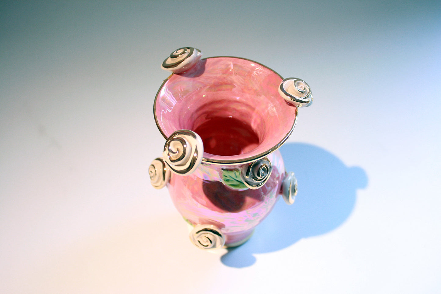 Tiny Rose Studded Vase Pink - MaryRoseYoung