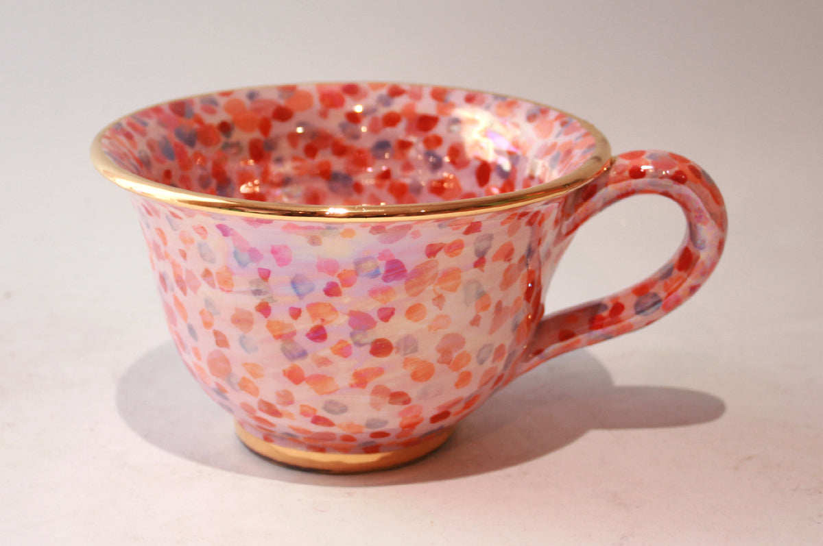 Breakfast Cup in Pink Confetti