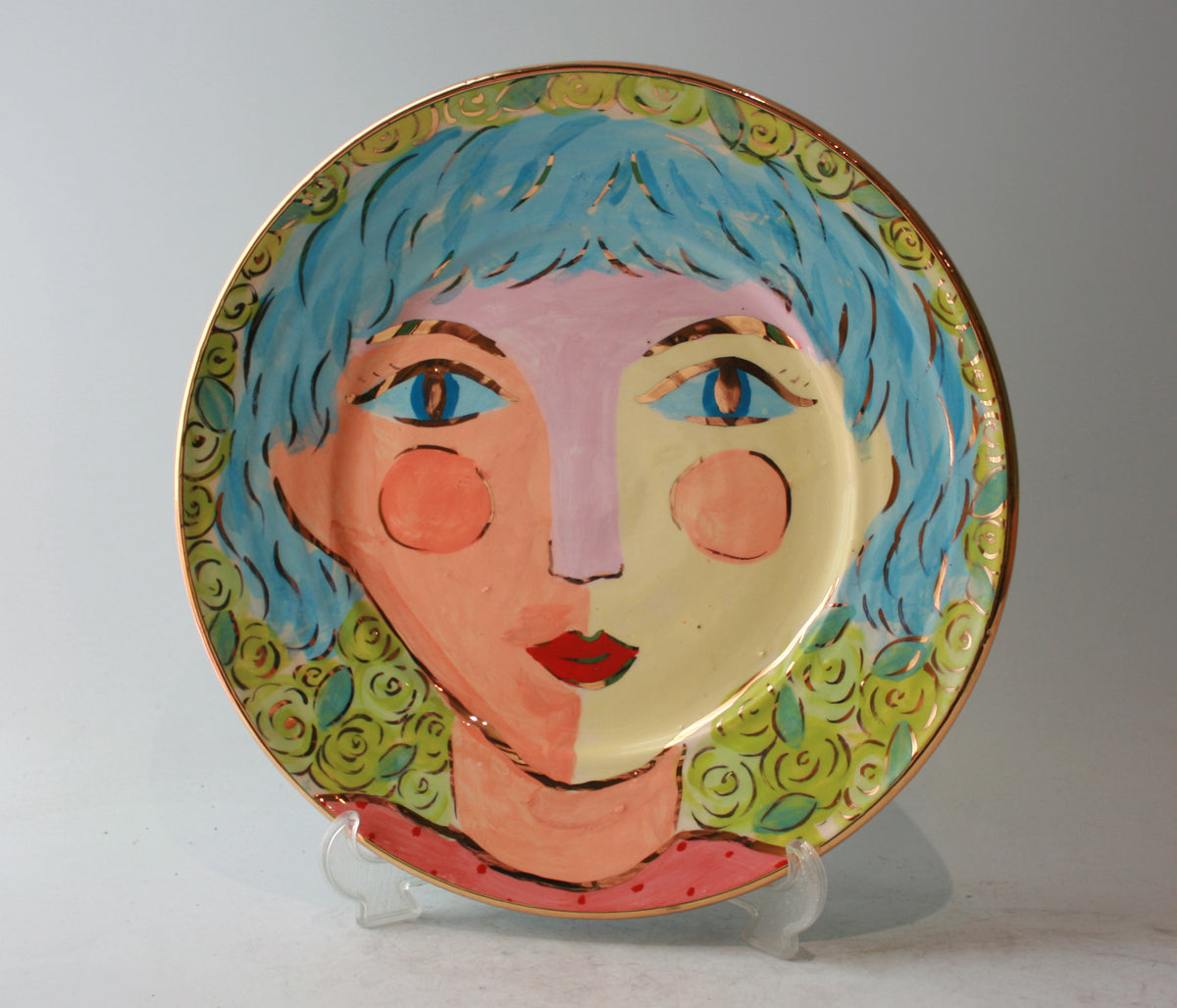 Pastel People Dinner Plate "Blossom"