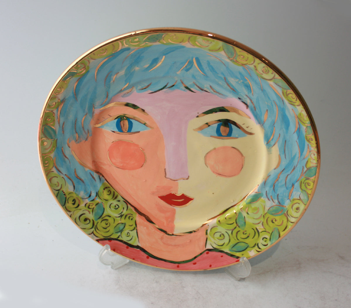 Pastel People Dinner Plate "Blossom"