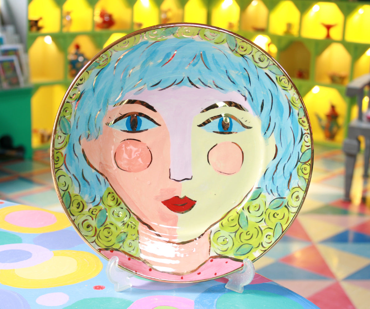 Pastel People Dinner Plate "Blossom"