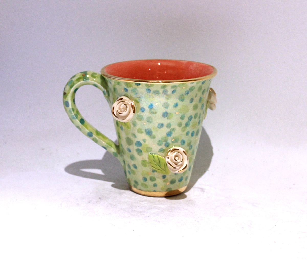 New Shape Large Rose Studded Mug in Confetti