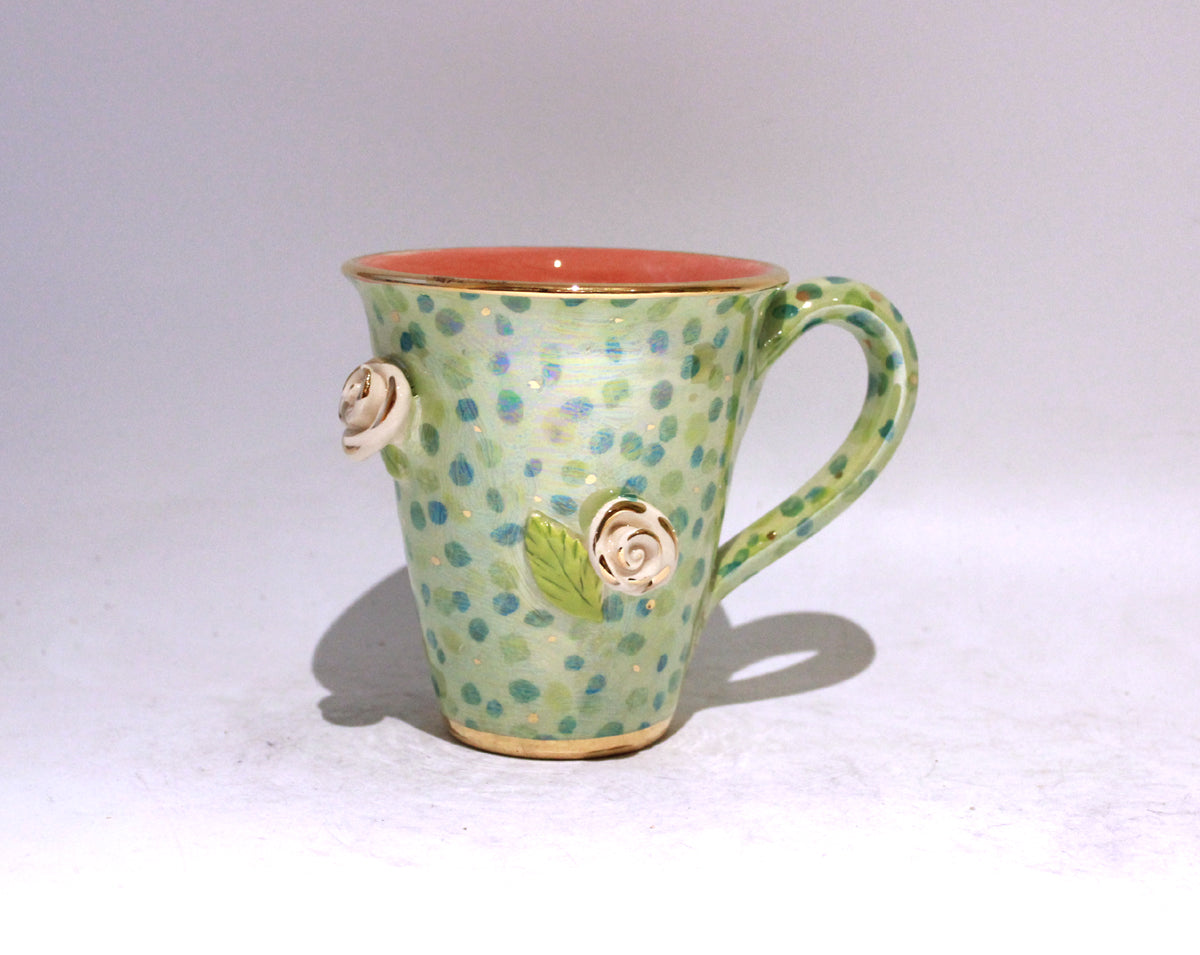 New Shape Large Rose Studded Mug in Confetti