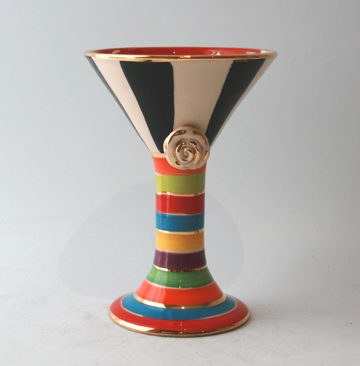 Martini Goblet with Face - Martina