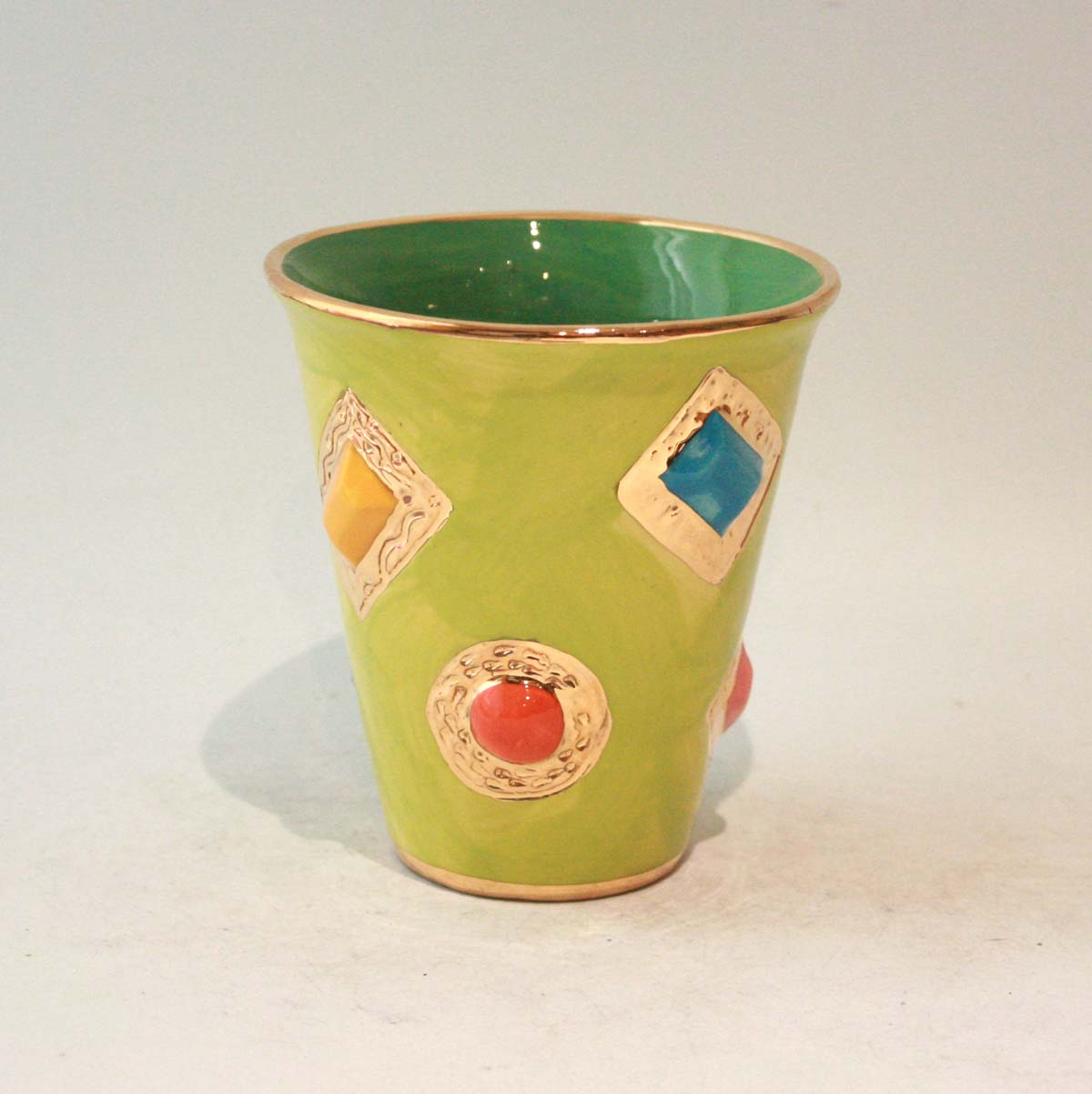 Jewelled Beaker in Green