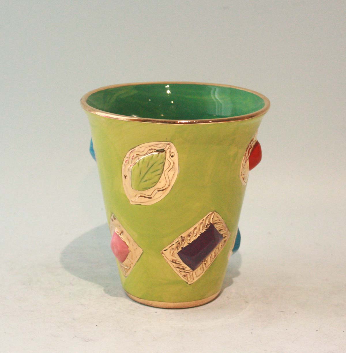 Jewelled Beaker in Green