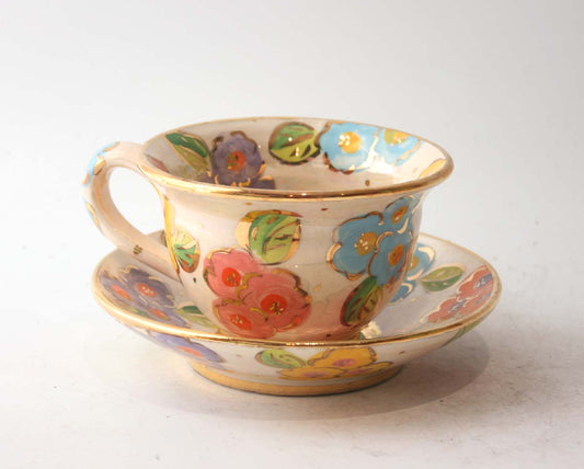 Cup and Saucer in Petit Fleur