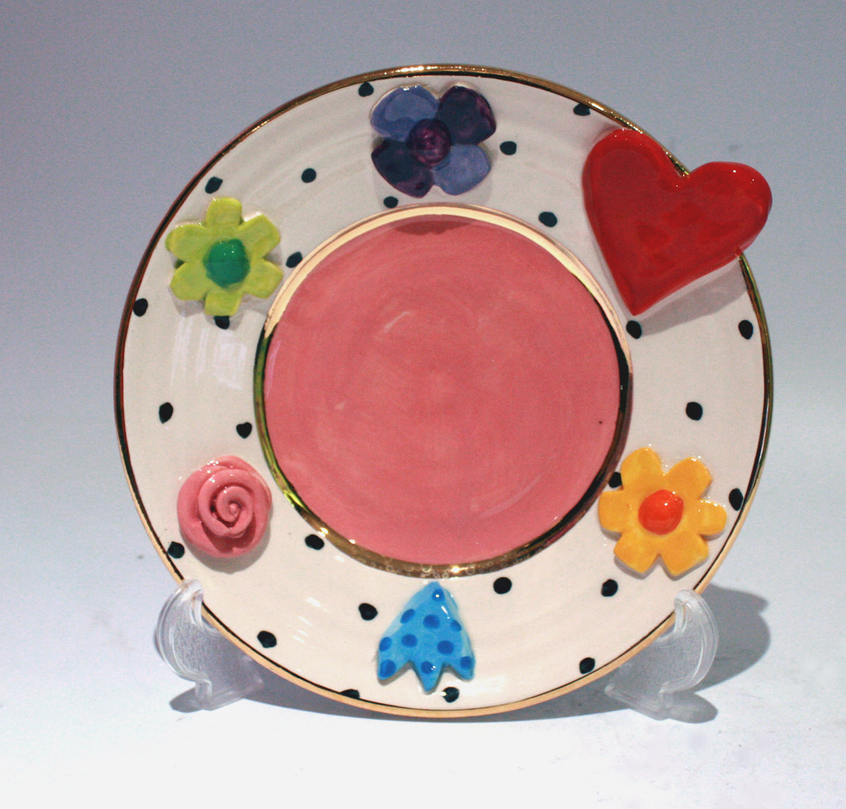 Queen of Hearts Cake Plate - MaryRoseYoung