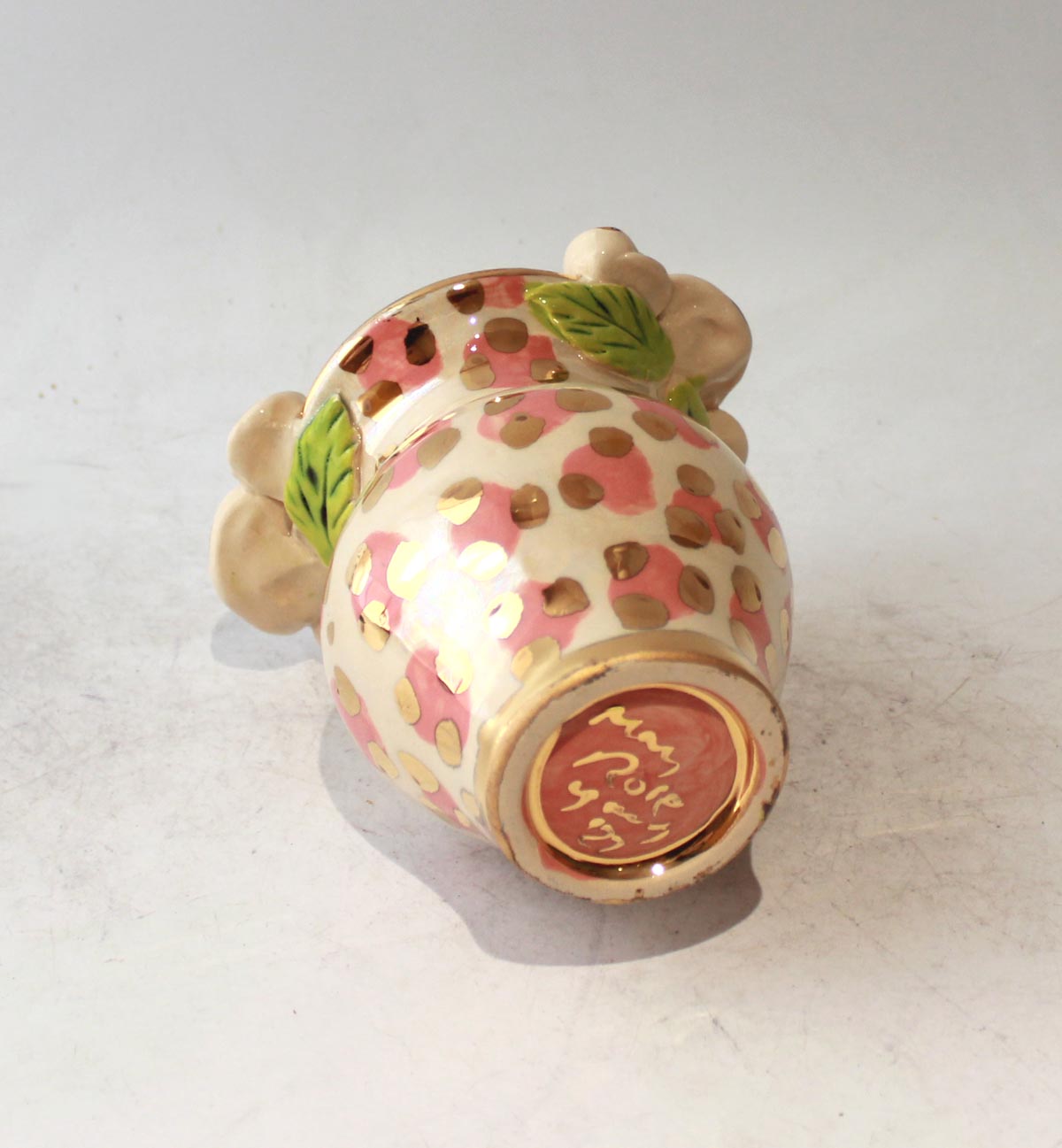 Posy Vase in Pink Leopard