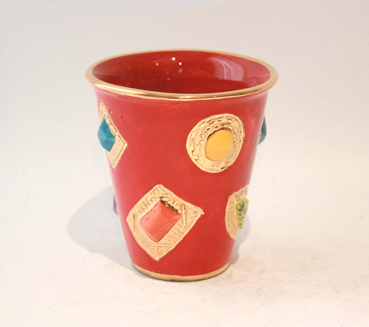 Jewelled Beaker in Red