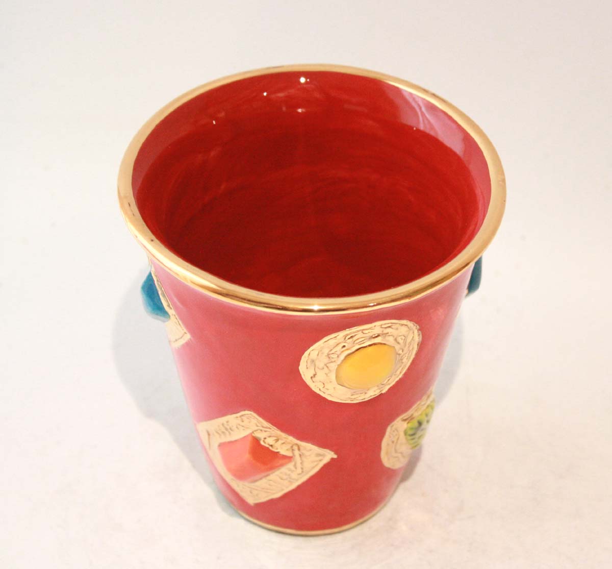 Jewelled Beaker in Red