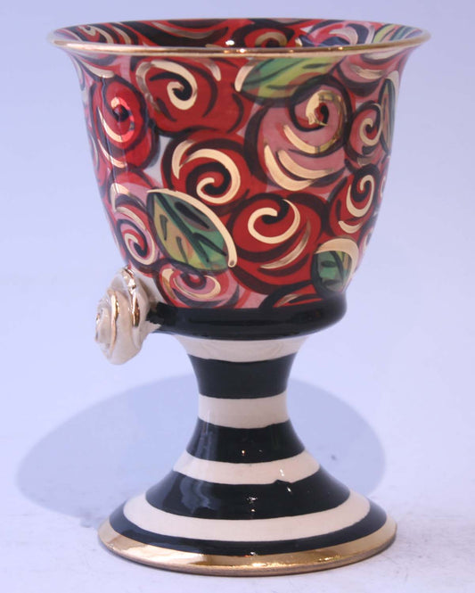 Goblet in Red Rosebush - MaryRoseYoung