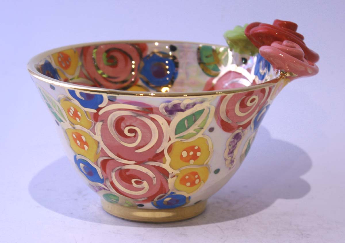 Noodle Bowl in Vintage Floral - MaryRoseYoung