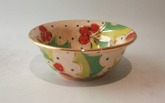Holly Cereal Bowl in White