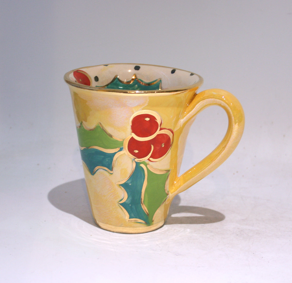 New Shape Large Mug in Holly Yellow