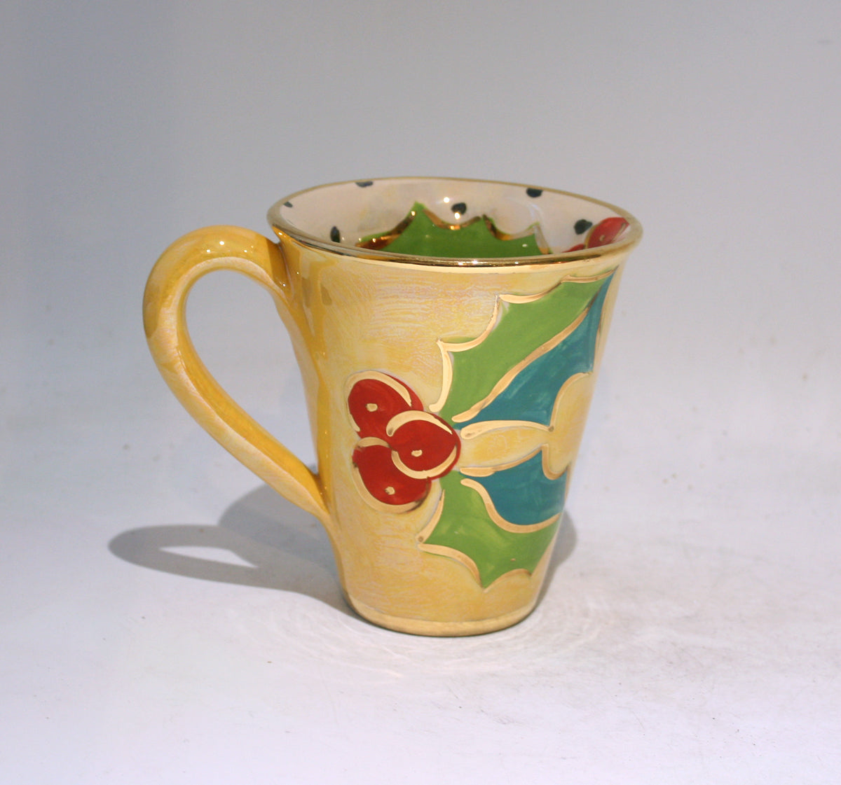 New Shape Large Mug in Holly Yellow